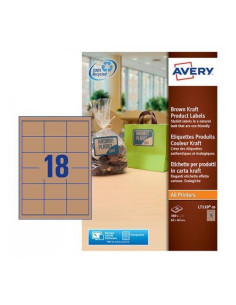 ETICH. CARTA KRAFT RETT. 62X42 20FF