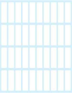 CF400  ETICHETTE BIANCHE  36X10