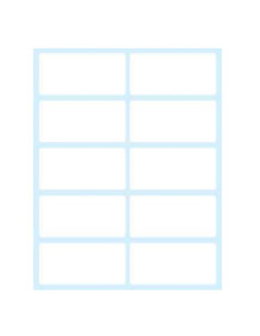 CF100 ETICHETTE BIANCHE - 58X28 -