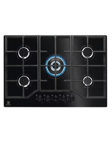 PIANO GAS EGG7536K 75CM 5F NERO