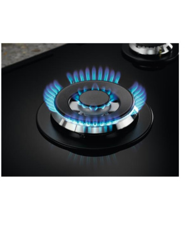 PIANO GAS EGG7536K 75CM 5F NERO