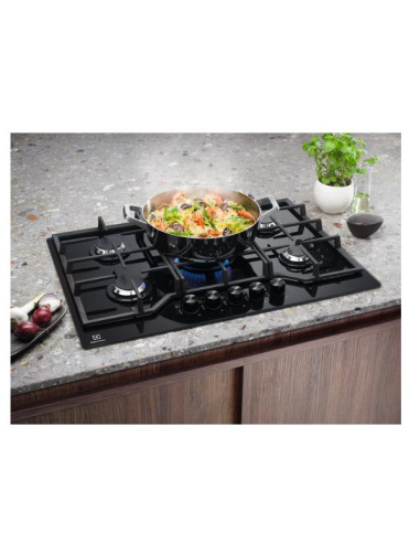 PIANO GAS EGG7536K 75CM 5F NERO