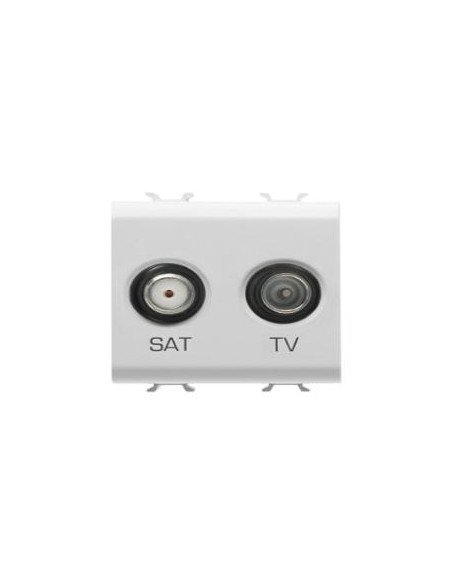 PRESA TV SAT 2M BIANCO
