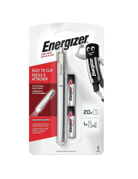 METAL PENLIGHT 35 LUMENS 2AAA
