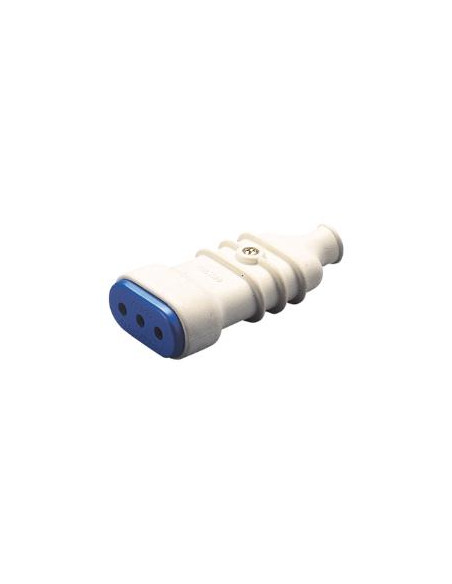PRESA MOBILE 2P T 10A 250V BIANCO