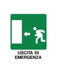 CARTELLO USCITA EMERGENZA FR SINIS