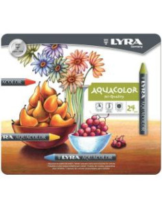 CF24 LYRA ACQUACOLOR PASTELLI CERA