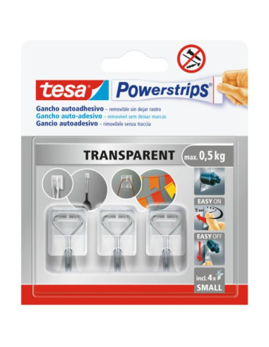 POWERSTRIPS WIRED HOOK S - TRASP