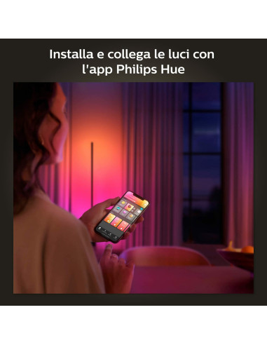 Philips Hue White and Color ambiance Lampada da terra Signe gradient