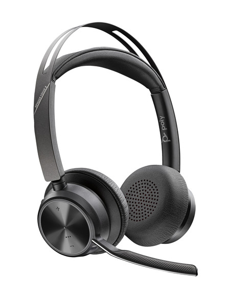 POLY Cuffie VFOCUS2 USB-A con supporto di ricarica