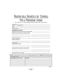 CF5REGISTRO SICUREZZA/PREV INCENDI