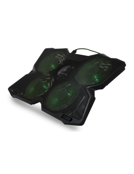 SureFire Bora base di raffreddamento per laptop 43,2 cm (17") 1200 Giri/min Nero
