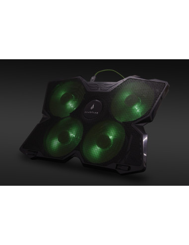 SureFire Bora base di raffreddamento per laptop 43,2 cm (17") 1200 Giri/min Nero