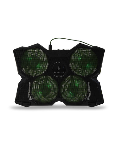 SureFire Bora base di raffreddamento per laptop 43,2 cm (17") 1200 Giri/min Nero