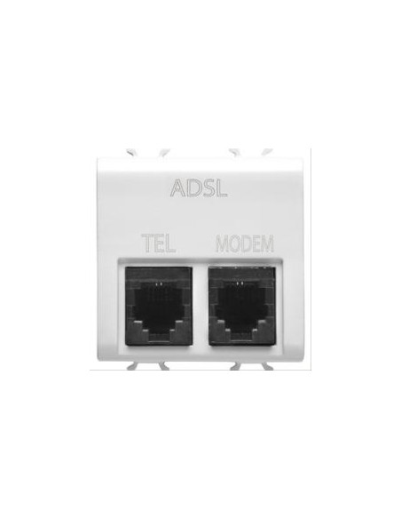 CONN. RJ11 DOPPIO CON FILTRO ADSL C