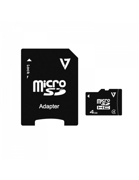 V7 VAMSDH4GCL4R-2E 4 GB MicroSDHC Classe 4