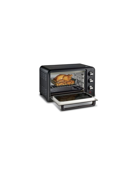 Moulinex OX4448 Optimo Forno Elettrico con Capacità di 19 L, Potenza 1380 W, Nero 71x117x81cm