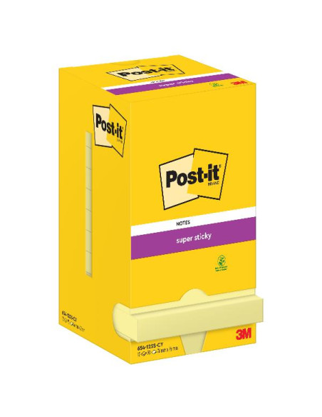 CF12BLOC POST-IT SUPSTIC654-6SSCY