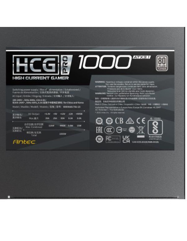 HCG1000 PRO PEC ALIMENTATORE