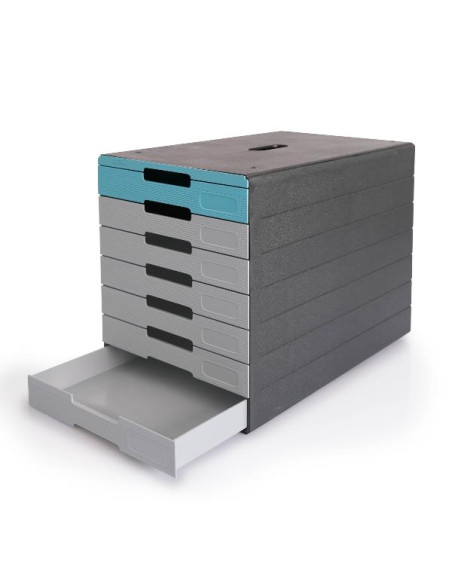 CASSETTIERA IDEALBOX PRO 7 AZZURRO