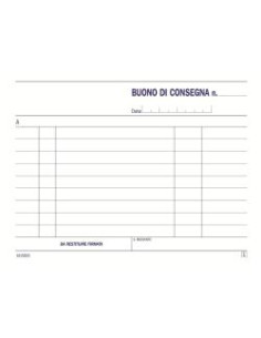CF5 BLOCCO BUONI CONS RIC 11.5X16.5
