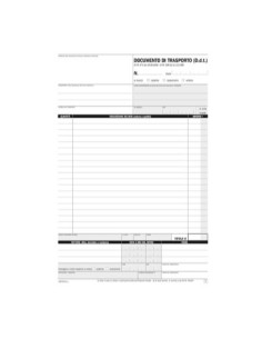 CF5 DCUMENTO DI TRASPORTO A4 RIC