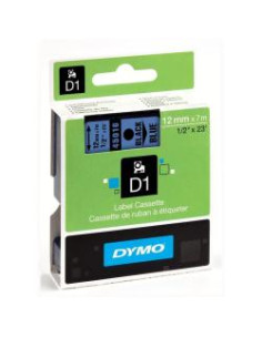 NASTRO D1 12MMX7M NERO/BLU