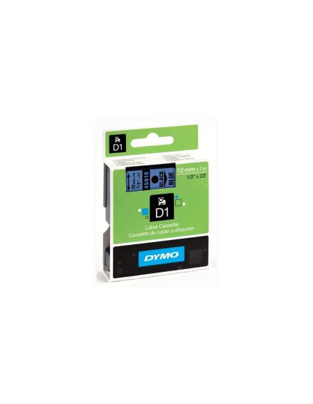 NASTRO D1 12MMX7M NERO/BLU