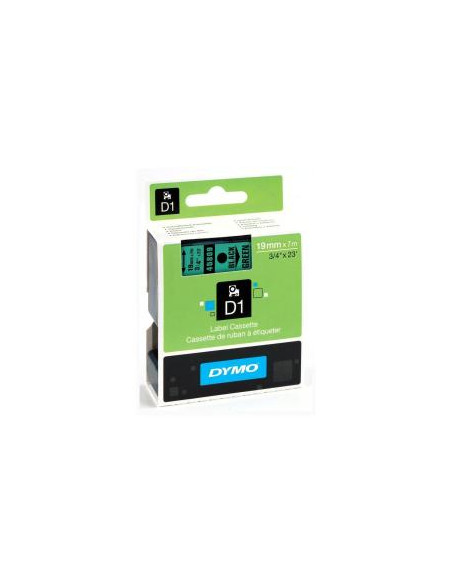 NASTRO D1 19MMX7M NERO/VERDE