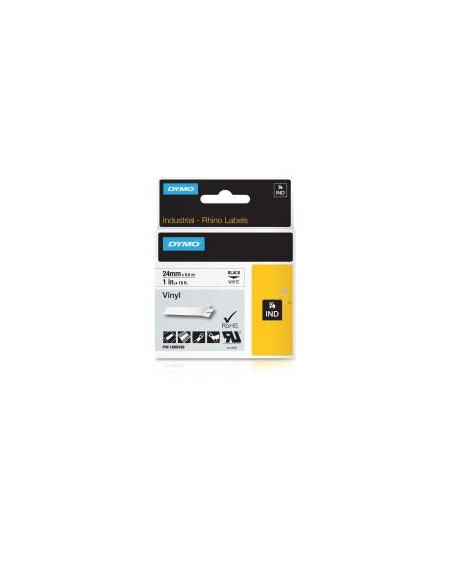 NASTRO 24MMX 5 5M VINILE NE/BI