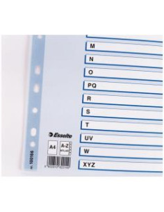 CF10 RUBRICA MYLAR A-Z F.TO A4 COLO