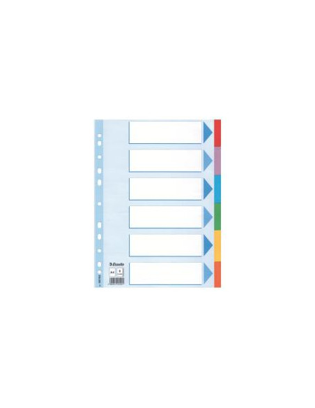 CF20 INTERCALAR CARTON 6 TCOLORS A4
