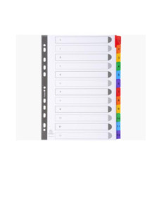 DIVISORI NUMERICI 1-12 A4 BIANCO