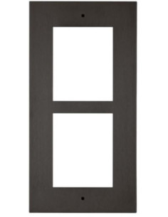 VER FRAME FOR FLUSH INS 2 MOD BLACK