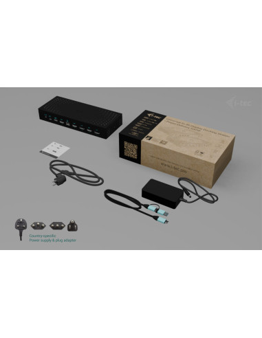 i-tec Universal 5x 4K/60Hz Display Docking Station + Power Delivery 100W