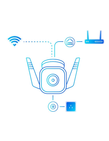 TP-Link Tapo TC65 telecamera di sorveglianza Pallottola (forma) Telecamera di sicurezza IP Esterno 2304 x 1296 Pixel Soffitto/mu