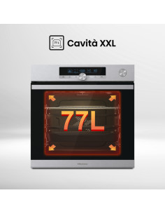 Hisense BSA66334AX forno 77 L 3500 W Acciaio inox 2