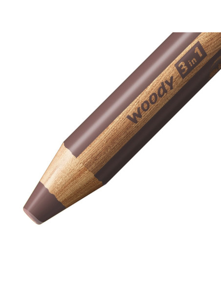 STABILO woody 3 in 1 Marrone 1 pz