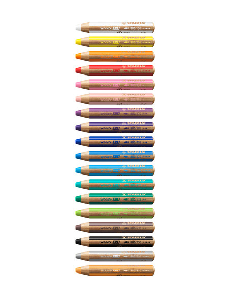 STABILO woody 3 in 1 Marrone 1 pz