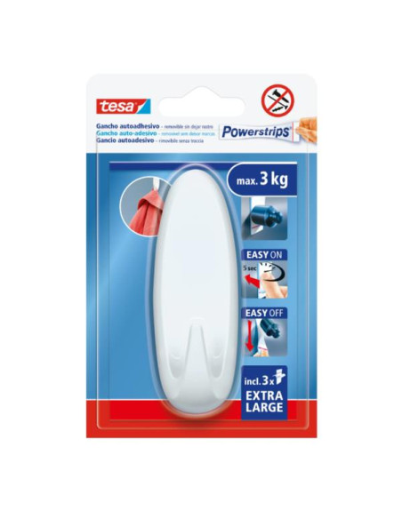 POWERSTRIPS HOOKS XL - OVALE
