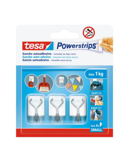 POWERSTRIPS WIRED HOOK S - BIANCO