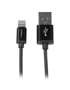 StarTech.com Cavo connettore lightning a 8 pin Apple nero a USB da 1m per iPhone / iPod / iPad