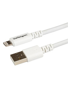 StarTech.com Cavo connettore lungo Lightning a 8 pin Apple a USB per iPhone / iPod / iPad bianco da 3 m