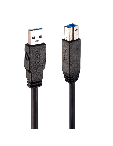 Lindy 43098 cavo USB USB 3.2 Gen 1 (3.1 Gen 1) 10 m USB A USB B Nero