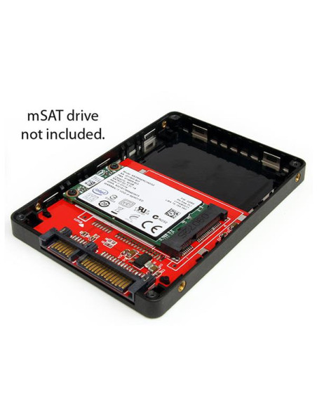 StarTech.com Box esterno adattatore da SATA a Mini SATA 2,5" SSD