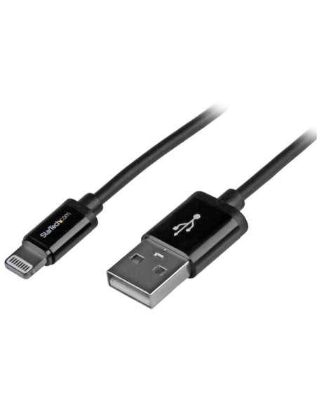 StarTech.com Cavo connettore lightning a 8 pin Apple nero a USB da 1m per iPhone / iPod / iPad