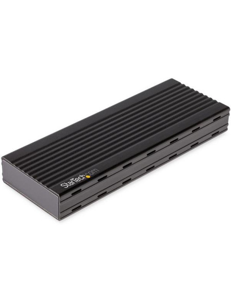 StarTech.com Encosure SSD da USB-C a M.2 NVMe 10 Gbps - Case esterna portatile e in alluminio M.2 NGFF PCIe - Lettura / scrittur