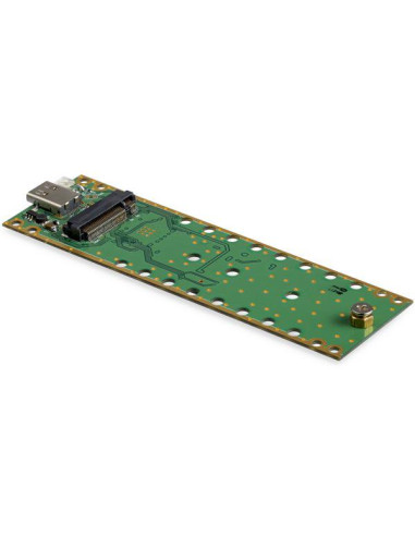 StarTech.com Encosure SSD da USB-C a M.2 NVMe 10 Gbps - Case esterna portatile e in alluminio M.2 NGFF PCIe - Lettura / scrittur
