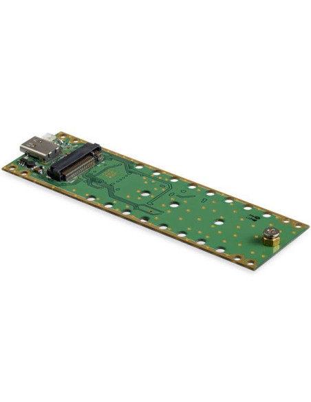 StarTech.com Encosure SSD da USB-C a M.2 NVMe 10 Gbps - Case esterna portatile e in alluminio M.2 NGFF PCIe - Lettura / scrittur