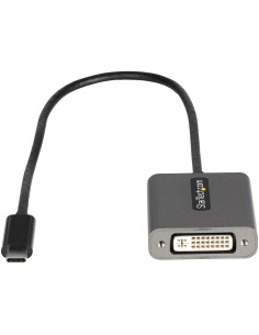StarTech.com Adattatore USB C a DVI - Adattatore Dongle da USB-C a DVI-D 1920x1200p - USB Type C a DVI Display/Monitor - Convert 2